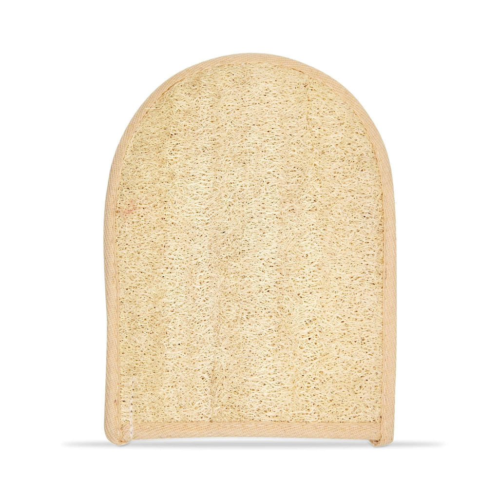 Egyptian natural loofah glove with cotton